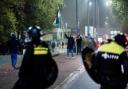 Violence erupted in Amsterdam on Thursday night