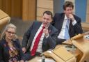 Scottish Conservative leader Russell Findlay during First Minister's Questions