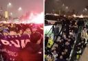 Fans clashed following Thursday night's Europa League match