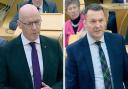 John Swinney slammed Scottish Tory leader Russell Findlay at FMQs