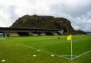 File photo of Dumbarton FC's 'shadow of the rock' home ground in Dumbarton