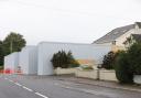 The site of the destroyed service station in Creeslough (Liam McBurney/PA)