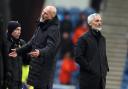 Rangers manager Philippe Clement shows his frustration on the touchline