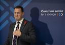 Scottish Conservative leader Russell Findlay pictured giving a speech in Holyrood, Edinburgh