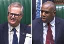 Foreign Secretary David Lammy sparked anger from SNP MP Brendan O'Hara (left)