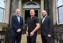 Scottish Enterprise CEO Adrian Gillespie, Launchpad CFO Jon Quick and UK head of software Tim Chamberlain