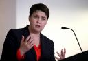 Ruth Davidson said she would be tuning in to watch Nicola Sturgeon on election night