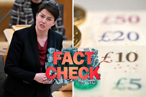 FACT CHECK: Ruth Davidson's claim about Scotland's GDP growth under the SNP
