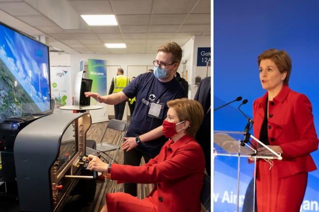 First Minister Nicola Sturgeon announced the Newton Room would be coming to Glasgow which will include state-of-the-art flying simulators