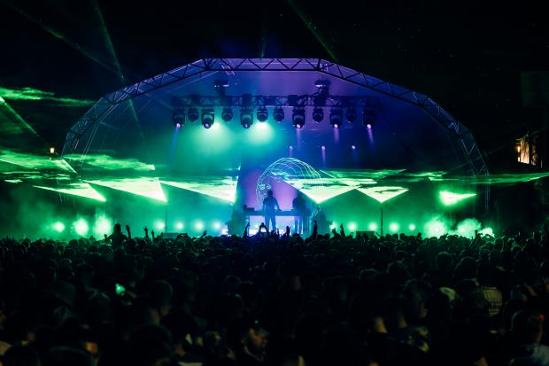The festival attracts electronic music fans from across Scotland