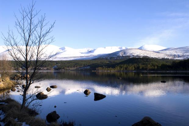 Outdoor activity not only burns off any festive over-indulgence, but is highly beneficial to mental
health – and also provides the perfect opportunity to discover new places. Pictured is Loch Morlich.