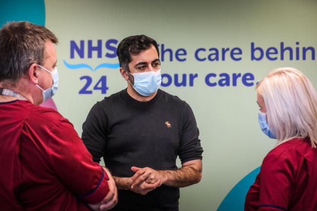 Humza Yousaf said the centre would be a major help as the NHS faced its toughest winter ever