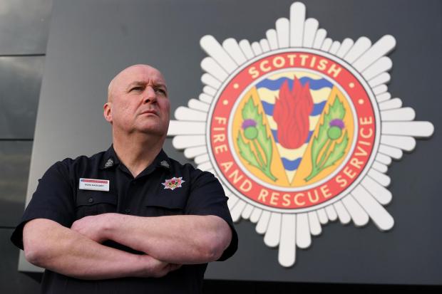 The National: Deputy chief officer Ross Haggart 