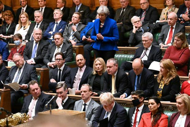 Boris Johnson faced anger from across the Commons including from his own party.