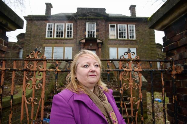 The National: Picture Nick Ponty 25/1/16.Anne McLaughlin MP is encouraging local residents to give ideas about uses for many derelict sites in the community. She is also looking for an assistant to help with a three month project looking into the problem...