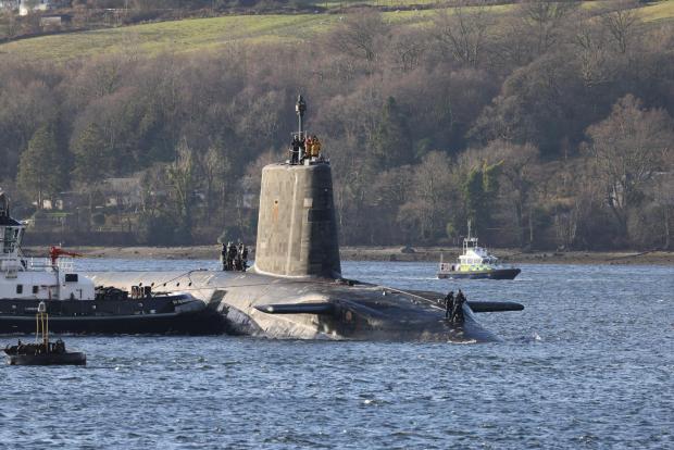 The National: Submarine returns to Faslane