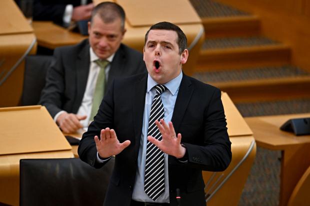 Douglas Ross has told everyone the Prime Minister is unfit to lead