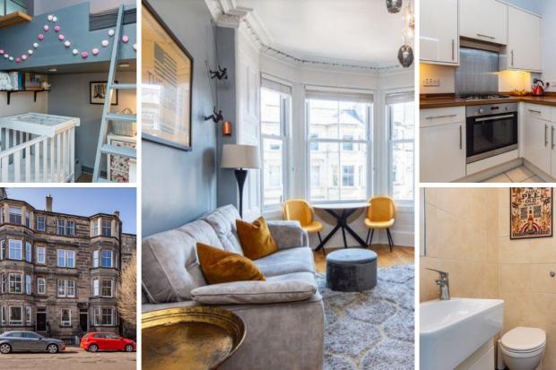 The National: A trendy flat in Edinburgh. Credit: MOV8 Real Estate