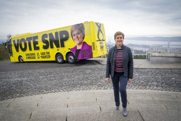 First Minister Nicola Sturgeon was speaking amid campaigning for the local elections