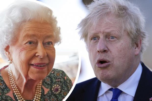 Boris Johnson was accused of letting down the Queen