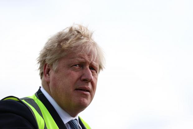 The National: Boris Johnson visit to Eastleigh