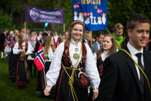 The celebration of Norway's constitution day, Grunnlovsdagen, is a festivity that virtually the entire population participate in