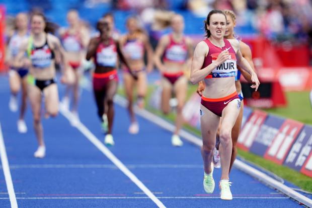 Laura Muir happy to be back with a bang after injury lay-off