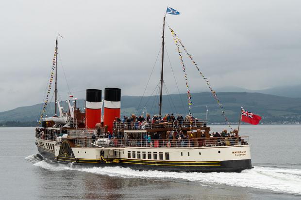 The Waverley is the last seagoing paddle steamer in the World