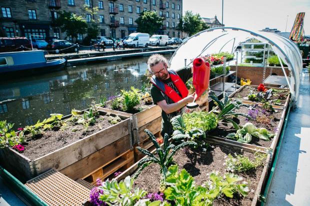 The Floating Garden is one of 13 'Unexpected Gardens'