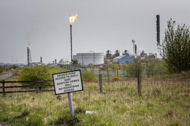 The National: ExxonMobil operate the Fife Ethylene Plant at Mossmorran, near Cowdenbeath