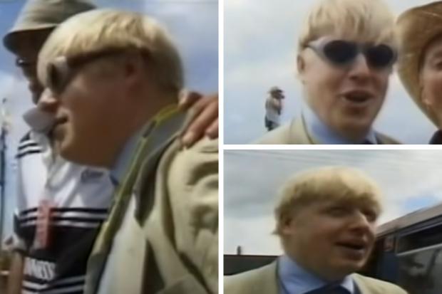 Boris Johnson appeared at Glastonbury in 2000