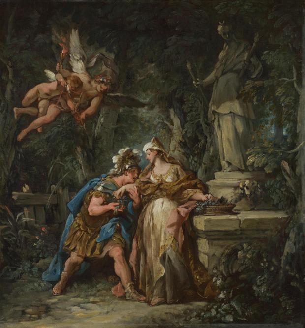 The National: A rendering of Jason swearing eternal affection to Medea, 1743