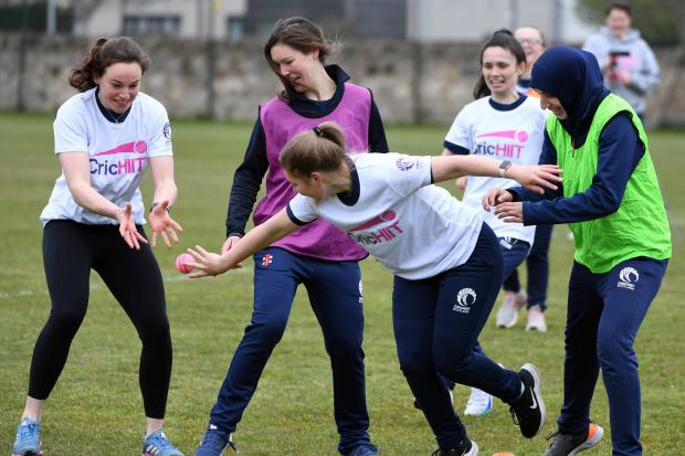 More and more women are being encouraged to take up cricket