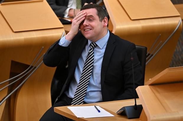 Douglas Ross is far past being able to wave off the scandals of his UK party leader