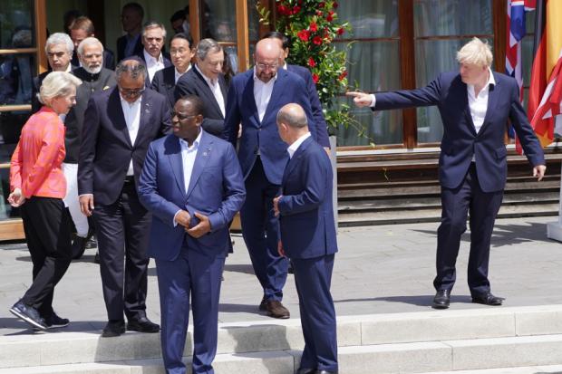 Boris Johnson was endearing himself to his colleagues at the G7 summit