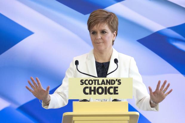 Nicola Sturgeon said Scotland's democratic will must prevail