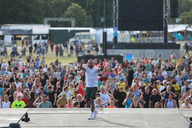 The National: Last week Joe Wicks lead a record breaking attempt for the largest HIIT Workout at BST Hyde Park, London. Picture: PA