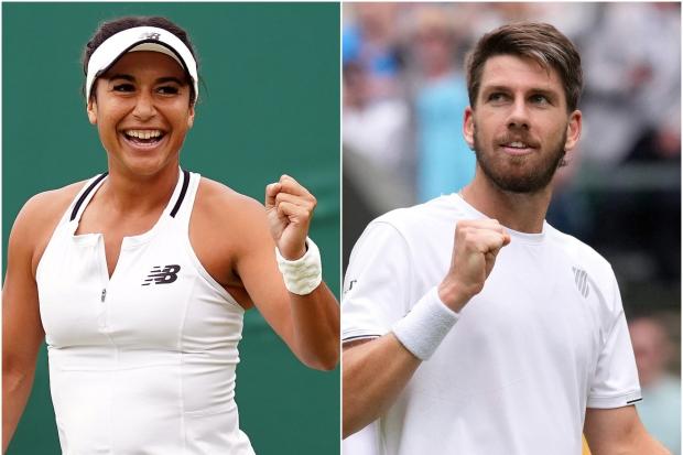 Heather Watson and Cameron Norrie