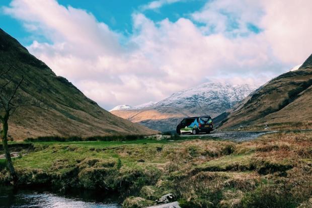 Electric campervans offer a green way to tour Scotland's Highlands