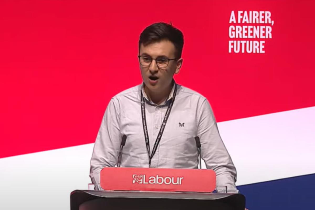 Gabriel Leroy made the extraordinary claims at the Labour Party conference in Liverpool on Monday