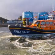 The coastguard were called out to the scene