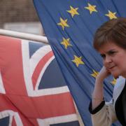 Nicola Sturgeon has ordered the Union flag to be replaced by the EU flag, according to claims shared by Tory MSPs