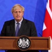 Prime Minister Boris Johnson delivered the news about England's Covid lockdown in front of a Union flag despite having been previously admonished for doing so