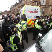 The National asked Police Scotland how many officers were deployed to and around Kenmure Street on May 13, but the forced declined to answer