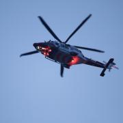 A rescue helicopter carried out a search in the Scappa Flow area