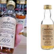 The Springbank single malt was once in the Guinness Book of Records as the world’s most expensive whisky