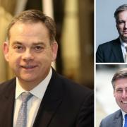 Clockwise from main: Nigel Adams (MP for Selby and Ainsty), Henry Smith (MP for Crawley) and Sir Graham Brady (MP for Altrincham and Sale West)