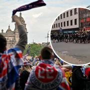 Rangers fans spouted 'bigoted hatred' on the streets of Glasgow before the Celtic game