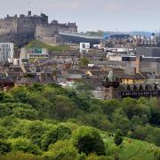 View of Edinburgh Castle from Arthur's Seat