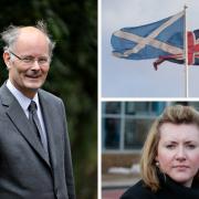 Professor Sir John Curtice (left) gave his analysis of the new poll commissioned by Pamela Nash's Scotland in Union group